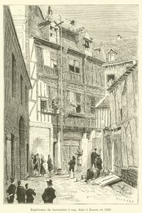 1646年にルーアンで作られた水の気圧計の経験 作： French School